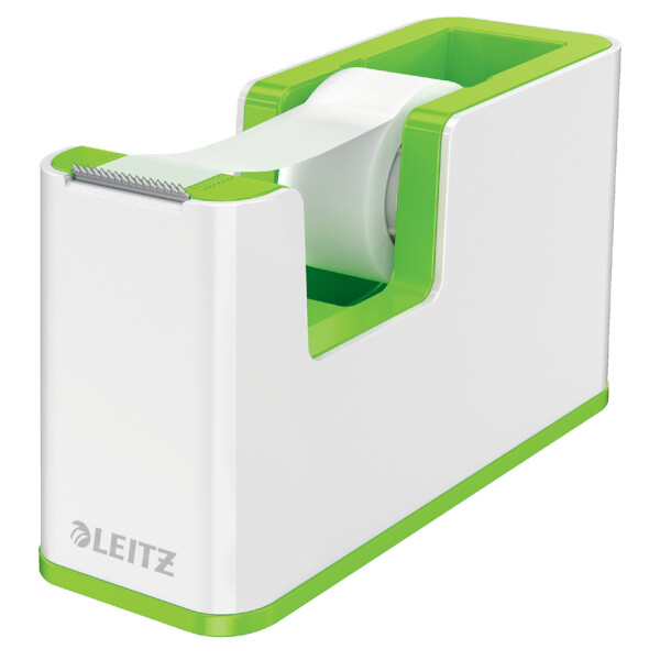 LEITZ Tischabroller WOW Duo Colour, bestückt, eisblau
