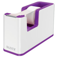 LEITZ Tischabroller WOW Duo Colour, bestückt, eisblau