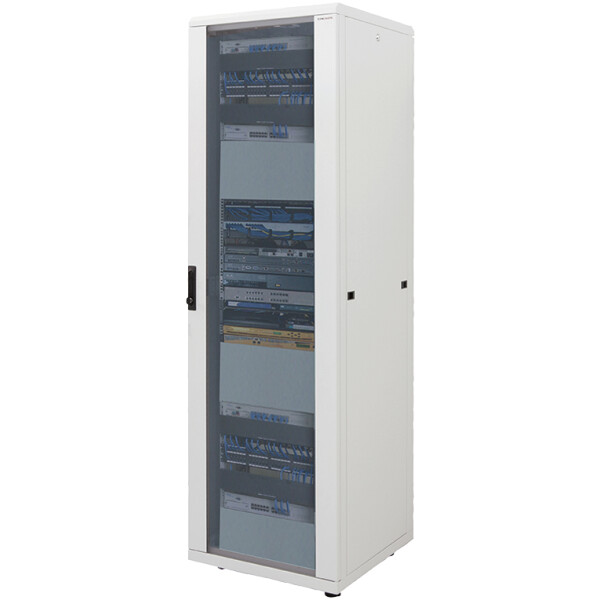 LogiLink 19" Netzwerkschrank, 22 HE, lichtgrau (RAL7035)