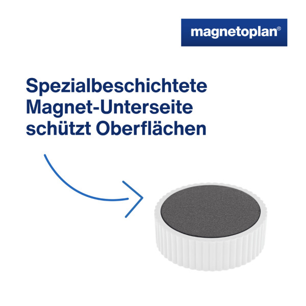magnetoplan Discofix Rundmagnet "magnum", schwarz