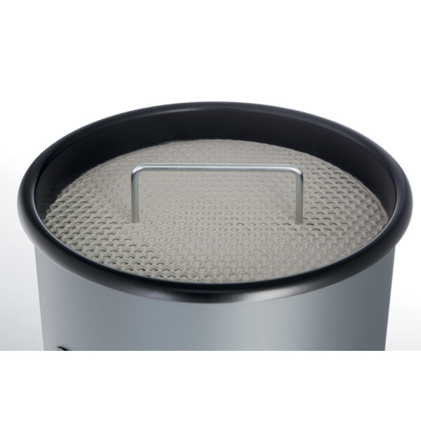 DURABLE Papierkorb METALL, mit Ascher, rund, anthrazit
