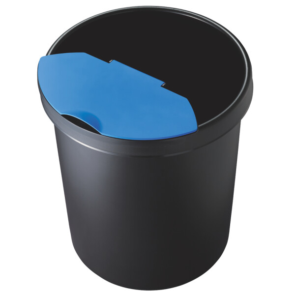 helit Papierkorb "the german", 45 Liter, PE, lichtgrau