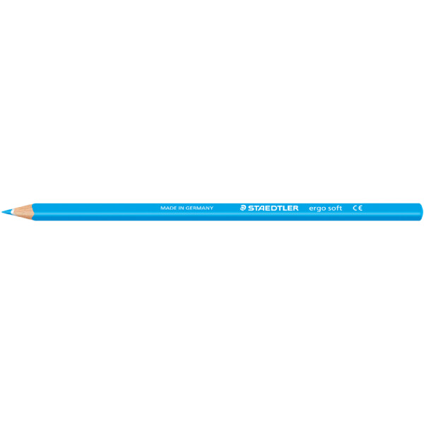 STAEDTLER Dreikant-Buntstift ergosoft, dreieckig, blau
