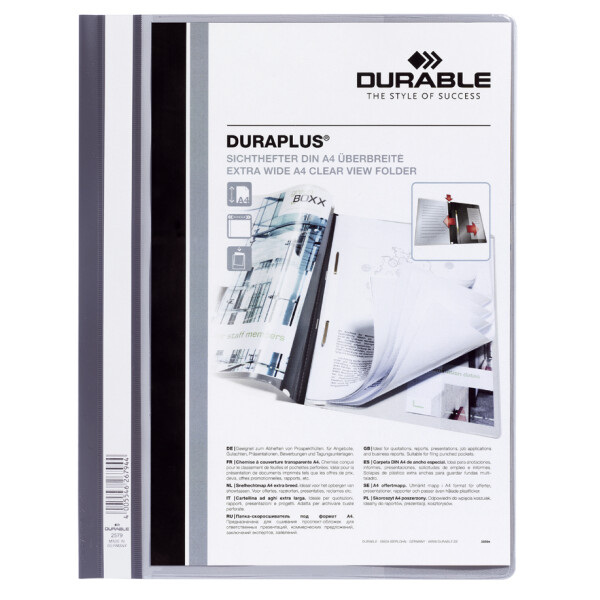 DURABLE Schnellhefter DURAPLUS, DIN A4, grün, überbreit