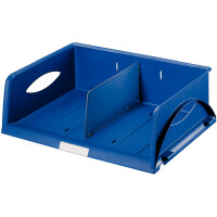 LEITZ Ablagekorb Sorty, DIN A4 C4 quer, blau