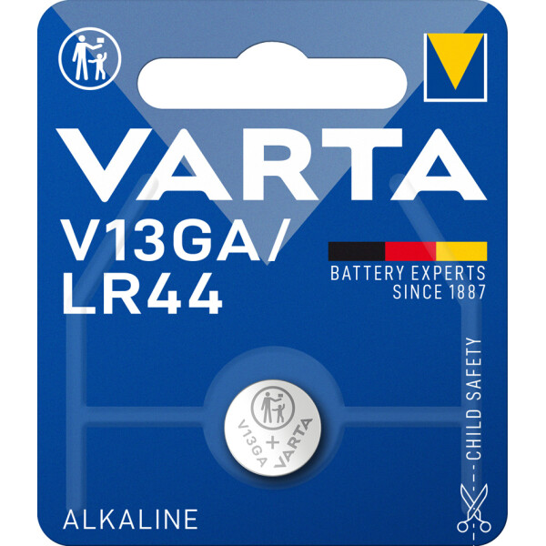 VARTA Alkaline Knopfzelle "Electronics", V10GA, 1,5 Volt