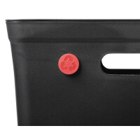 plast team Deckel AVEDORE, für 10 Liter Mülleimer, schwarz