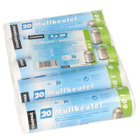 STARPAK Mülleimerbeutel HDPE, 10 Liter, transparent