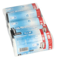 STARPAK Mülleimerbeutel HDPE, 10 Liter, transparent