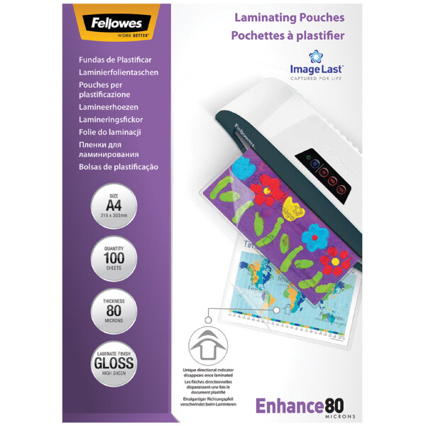 Fellowes Laminierfolientasche, DIN A5, glänzend, 160 mic