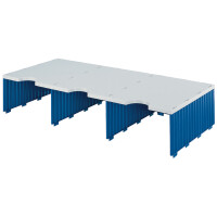 styro Aufbaueinheit styrodoc trio, 3 Fächer, schwarz...