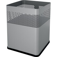 helit Edelstahl-Papierkorb "the dot", 18 Liter,...