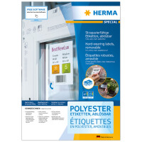 HERMA Polyester-Etiketten SPECIAL, Durchm.: 30 mm, ablösbar