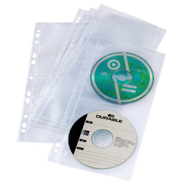 DURABLE CD- DVD-H&uuml;lle COVER LIGHT S, f&uuml;r 4 CDs, PP