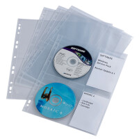 DURABLE CD- DVD-Hülle COVER LIGHT S, für 4 CDs, PP