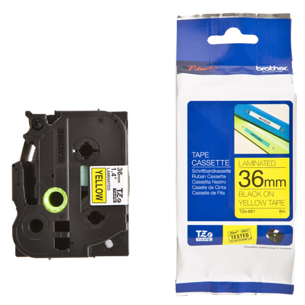 brother TZe-Tape TZe-261 Schriftbandkassette,Bandbreite:36mm