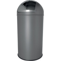 helit Metall-Abfalleimer "the dome", 50 Liter,...