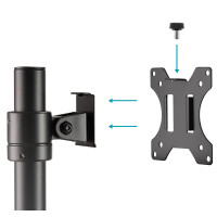 DIGITUS Universal Single Monitor-Säulenhalterung