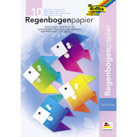 folia Regenbogenpapiermappe, 225 x 320 mm, 100 g qm