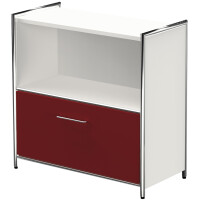 kerkmann Sideboard ARTLINE, 2 Ordnerhöhen, 1 rote...
