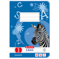 herlitz Schulheft x.book, DIN A5, Lineatur 4 liniert