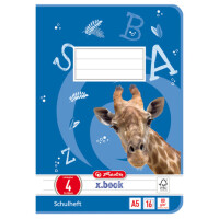 herlitz Schulheft x.book, DIN A5, Lineatur 4 liniert