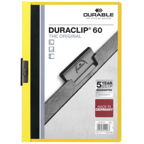 DURABLE Klemmhefter DURACLIP ORIGINAL 60, DIN A4, aubergine
