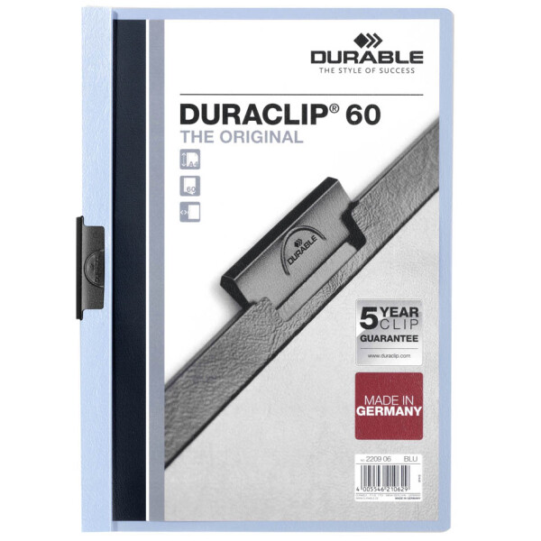 DURABLE Klemmhefter DURACLIP ORIGINAL 60, DIN A4, aubergine