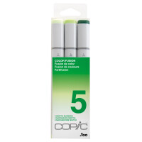 COPIC Marker sketch, 3er Set "Color Fusion 5"