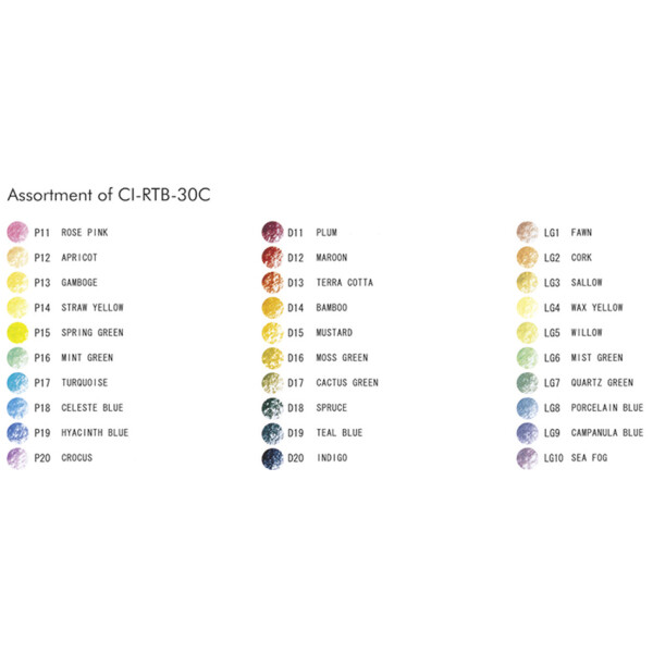 Tombow Buntstifte "IROJITEN" Woodlands, 30er Set