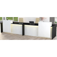 kerkmann Beratungs-Theke Palermo, weiß anthrazit