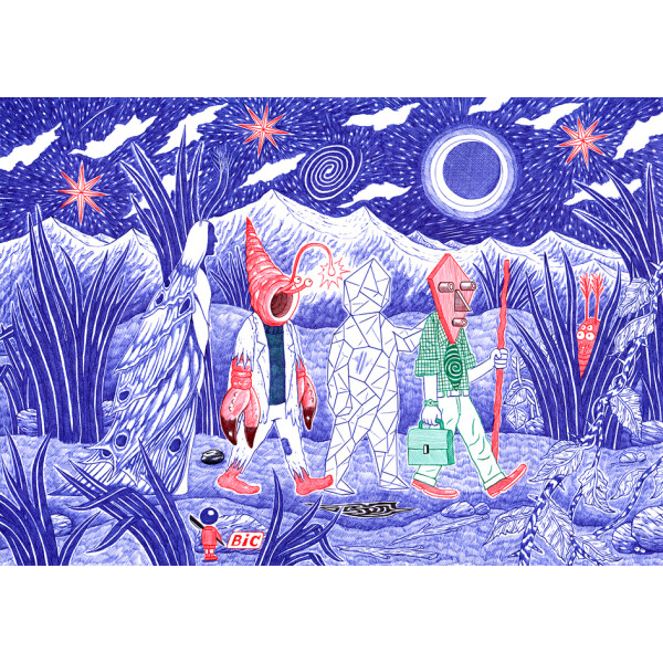 BIC Kugelschreiber Cristal Original, Strichfarbe: rot