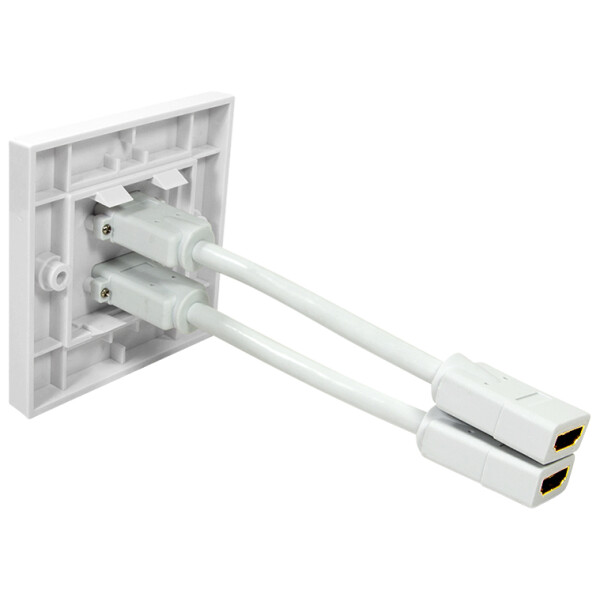 LogiLink Anschlussdose, 1 x HDMI, geschirmt, weiß