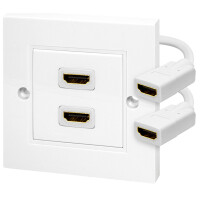 LogiLink Anschlussdose, 1 x HDMI, geschirmt, weiß