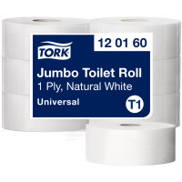 TORK Großrollen-Toilettenpapier Jumbo, 1-lagig,...