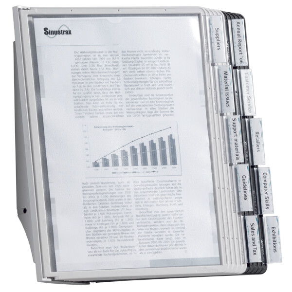 DURABLE Display-System SHERPA wall 10, Komplett-Set
