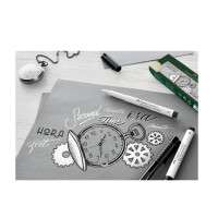FABER-CASTELL Tuschestift PITT artist pen, 4er Etui