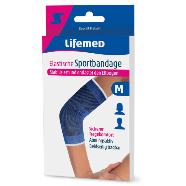 Lifemed Sportbandage "Ellbogenschutz", Gr&ouml;&szlig;e: L