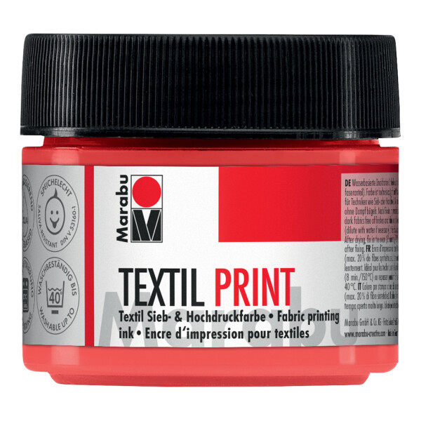 Marabu Textilfarbe "Textil Print", prim&auml;rmagenta, 100 ml
