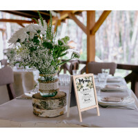 Securit Tisch-Kreidetafel MINI Kundenstopper, buche