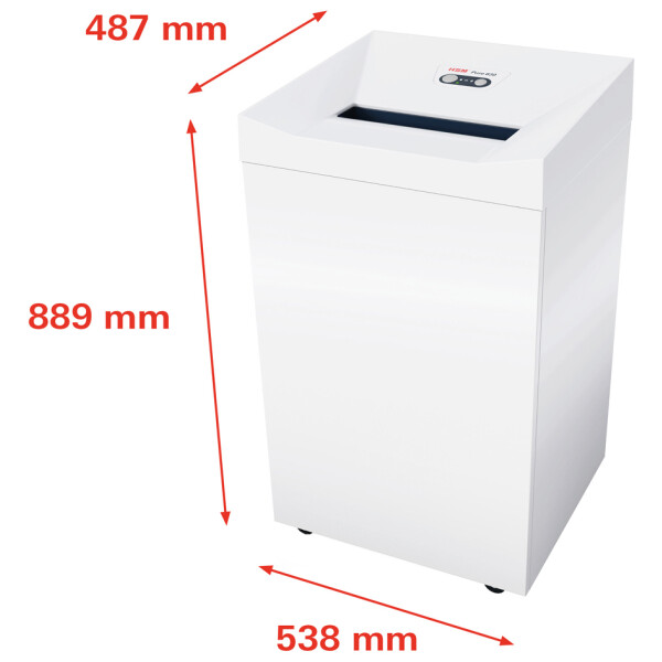 HSM Aktenvernichter PURE 630, Partikelschnitt: 4,5 x 30 mm