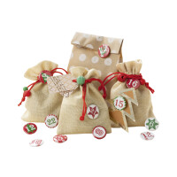 folia Adventskalender-Buttons "Classic", aus...