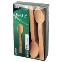 PAPSTAR Bambus-Löffel "pure", Länge:...