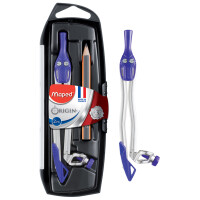 Maped Zirkelkasten Origin mit Adapterring, farbig sortiert