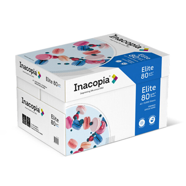 INACOPIA Elite Maxbox Premiumpapier weiß A4 80g - 1 Palette (100.000 Blatt)