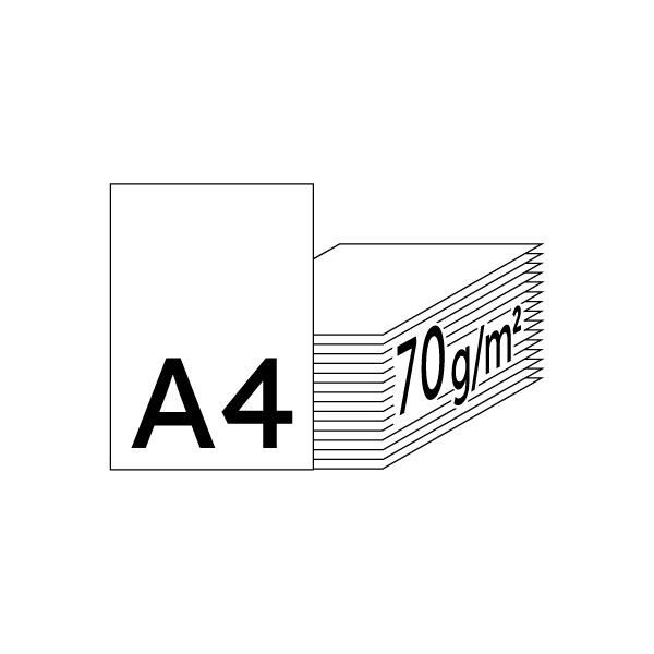 INACOPIA Office Businesspapier weiß A4 70g - 1 Palette (100.000 Blatt)
