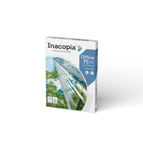 INACOPIA Office Businesspapier weiß A3 75g- 1 Palette (50.000 Blatt)