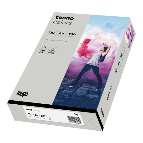tecno colors grau Kopierpapier A4 120g/m2 - 1 Palette (50.000 Blatt)