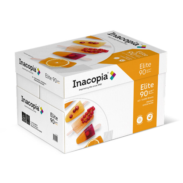 INACOPIA Elite Premiumpapier weiß A3 90g - 1 Karton (2.500 Blatt)