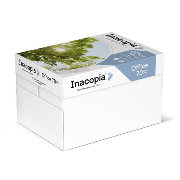 INACOPIA Office Businesspapier weiß A4 70g- 1 Karton (2.500 Blatt)
